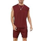 Rela Bota Mens Short Sets 2 Piece Outfits Tracksuits Fashion Tanks Tops and Shorts Casual Sweatsuits Summer