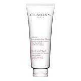 Clarins Hand and Nail Treatment Cream | Award-Winning | Softens, Nourishes and Shields Skin | Strengthens Nails and Conditions Cuticles | Natural Plant Extracts, Including Shea Butter | 3.4 Ounces