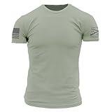 Grunt Style Basic Crew Men's T-Shirt (Light Sage, X-Large)