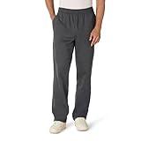 Amazon Essentials Men's Fleece Open Bottom Sweatpant (Available in Big & Tall), Charcoal Heather, 4X-Large Big
