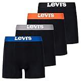 Levi's Mens Boxer Briefs Breathable Stretch Underwear 4 Pack