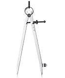 Mr. Pen- Professional Compass with Lock, 8 inch, Pencil Compass, Woodworking Compass, Compass for Geometry, Wing Divider, Compass Drawing, Drafting Compass, Carpenter Compass, Scribe Tool