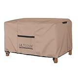 ULTCOVER Outdoor Coffee Table Cover, Waterproof Rectangular Patio Small Side Table Cover 50x30x18 inch