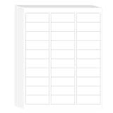 L LIKED Printable Address Labels, 1" x 2-5/8", 900 Labels, 30 per Sheet, Label Stickers for Envelopes (30 Sheets)