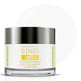 SNS Nail Dip Powder, Gelous Color Dipping Powder - American White (Natural/Nudes, White, Sheer), PWAW04 - Long-Lasting Acrylic Nail Color & Polish Lasts 14 Days - Odor-Free & No UV Lamp - 2 Oz