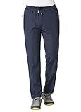 Rdruko Men's Quick Dry Sweatpants with Zipper Pockets Open Bottom Athletic Pants for Jogging, Workout, Gym, Running, Training(Navy Blue, US S)