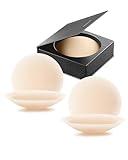 VOCH GALA Nipple Covers for Women-Seamless and Sheer Adhesive Silicone Nipple Pasties for Women Reusable, Sticky Breast Petals Crème
