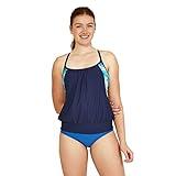 Speedo Women's Swimsuit Top Tankini Blouson, Speedo Navy, Medium
