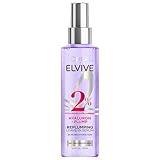 L'Oreal Paris Elvive Hyaluron Plump Moisture Plump Hair Serum for Dehydrated, Dry Hair with Hyaluronic Acid Care Complex, Paraben-Free, 4.4 Fl Oz