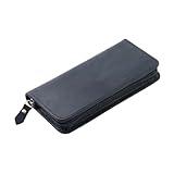 DimyFew Creative Pen Storage Box Stationery Bag Unique Lightweight Pen Case Office Supplies for Coupons Colleagues Family Household, Black