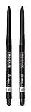 Rimmel London exaggerate auto waterproof eye definer in blackest black, 2 Count