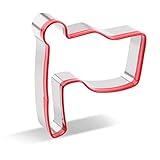 Large Flag Cookie Cutter, 4.4” Patriotic 4th of July for Celebrate the USA Independence Day