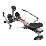 Stamina BodyTrac Glider 1050 Hydraulic Rowing Machine with Smart Workout App - Rower Workout Machine with Cylinder Resistance - Up to 250 lbs Weight Capacity