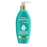 OGX Locking + Coconut Curls Air Dry Cream, No Parabens, 6 oz