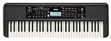 Yamaha 61 Touch Sensitive Keys Portable Keyboard for Beginners with Music Rest, Power Adapter PSR-E383