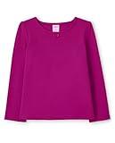 Gymboree Girls and Toddler Long Sleeve Basic Layering Shirt, Magic Magenta, 5T