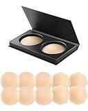 VOCH GALA 5Pairs Nipple Covers for Women Reusable, Adhesive Silicone Nipple Pasties, Sticky Bra Pasties Petals