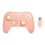 8BitDo Ultimate 2C Wireless Controller for Windows PC and Android, with 1000 Hz Polling Rate, Hall Effect Joysticks and Triggers, and Remappable L4/R4 Bumpers (Peach)