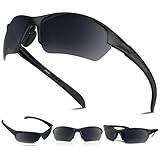 Rosemal Polarized Sunglasses for Men Women, Sport Sunglasses, UV400 Protection, Anti-Slip/Anti-Fog for Running, Cycling, Fishing