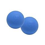 Champion Sports Colored Lacrosse Balls: Blue Official Size Sporting Goods Equipment for Professional, College & Grade School Games, Practices & Recreation - NCAA, NFHS and SEI Certified - 2 Count