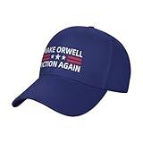 Ultaro Make Orwell Fiction Again Hat Men Women Baseball Cap Trucker Hat Blue