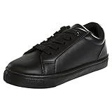 French Toast Boys Girls Shoes-Unisex Athletic Casual Dress Kids School Uniform Loafer Oxford Canvas Tennis Sneakers, Black-2, 11 US Little