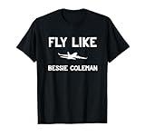 Black History Month Bessie Coleman Gift for Pilot T-Shirt