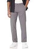 Amazon Essentials Mens Straight-Fit Casual Stretch Chino Pants, Charcoal, 42W x 32L