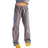 amaon compras Daily Deals of The Day Prime Today Only Baggy Sweatpants for Women Y2k Low Rise Drawstring Sweatpants Comfy Soft Wide Leg Lounge Pants with Pockets Trousers Woman Internal Trousers