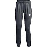 Under Armour Women's Challenger Training Pants, Pitch Gray (012)/White, X-Large