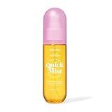 The Quick Flick 3-in-1 Hair & Body Mist with UV Hair Protection – Reduces Hair Breakage & Hydrating Oil Blend – Vegan & Cruelty-Free with Salted Caramel & Honey Scent – Made in Australia