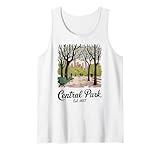 Central Park, Est. 1857 New York Nostalgic Vintage NYC Style Tank Top