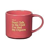 VELLA 16 oz Ceramic Coffee Mug - Sassy Womens Sexual Health Gift, Large Coffee Mugs for Women, Microwave & Dishwasher Safe, Coffee Lover Gifts for Women, 5.75" x 3.5", Promote Women's Sexual Health