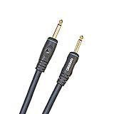 D'Addario Accessories Custom Series Speaker Cable - Straight 1/4 Inch Male to 1/4 Inch Male Ends - Sound Transmission - Durable and Reliable - 10 Feet