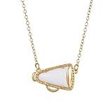 LSKFW Cheer Necklace Cheerleading Necklace for Women Coach Mom Cheerleader Gift Cheerleading Accessories Stuff Cheerleading Coach Gift