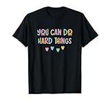 Test Day Teacher You Can Do Hard Things Testing Women Kids T-Shirt