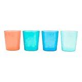 Dr. Brown's Toddler Tumblers, Stackable Open Training Cups, BPA-Free, 18m+, 4-Pack