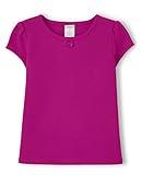 Gymboree Girls and Toddler Short Sleeve Basic Layering Shirt, Magic Magenta, 7