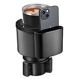TYKOR Car Cup Holder Expander, Cup Holder Extender Adapter for Car with Adjustable Base, Fits YETI 24/36/46oz, HydroFlask 32/40oz, Large Water Bottles in 2.7"-4.2" (16-46 OZ)