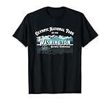 Olympic National Park Washington USA Hiking Camping Whales T-Shirt