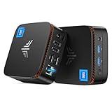 KAMRUI Essenx E1 Mini PC, Mini Computers Alder Lake N97(up to 3.60 GHz), Mini Desktop Computer, 16GB DDR4 1TB M.2 SSD, Small Computer Support 4K, WiFi 2.4G/5G, BT4.2, Business Home Office Family-NAS