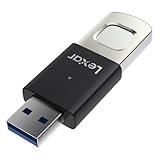Lexar 128GB JumpDrive Fingerprint F35 PRO USB 3.2 Gen 1 Flash Drive, Up to 400/300 MB/s Read/Write, Storage Expansion and Backup, 256-bit AES & Fingerprint Encryption (LJDF35P128G-RNBNG)