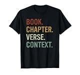 Book Chapter Verse Christian Bible Reformed Theology T-Shirt