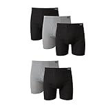Hanes Mens Underwear Briefs, Cool Comfort Moisture-wicking Breathable Multi-pack Boxer-briefs, Assorted - 5 Pack, Medium US