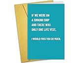 Nchigedy Funny Birthday Card for Him Her, Best Friend Birthday Card, Snarky Friendship Card for Women Men, Humorous Birthday Card for Friend