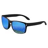 JIANGTUN Floating Sunglasses Polarized for Men Women to See Fish in Water,floatable and Unsinkable for Waterland Fishing Surfing Boating Camping
