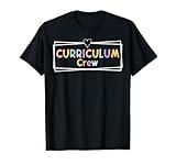 Retro Curriculum Crew Instructional Coordinator Prek Teacher T-Shirt