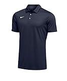 Nike Mens Dri-FIT Short Sleeve Polo Shirt (Large, Navy)