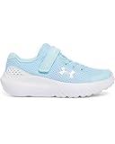 Under Armour Girls' Pre School Surge 4 Alternate Closure, (494) Stream/Stream/Iridescent, 2.5, US