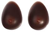 ENVY BODY SHOP Silicone Breast Forms,Mastectomy Cross Dress DDD-E+ Brown